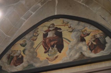 Erfurt Almanya'da katedralde