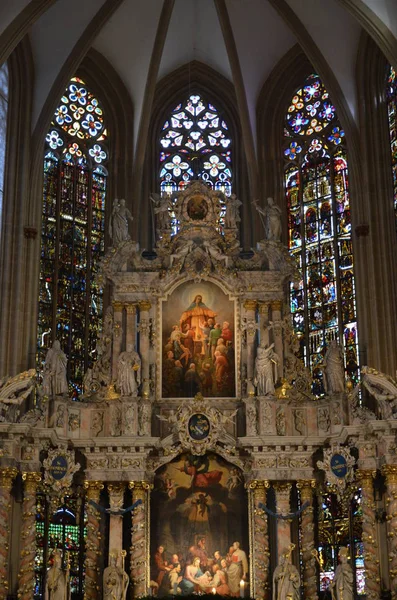 Cattedrale Erfurt Germania — Foto Stock