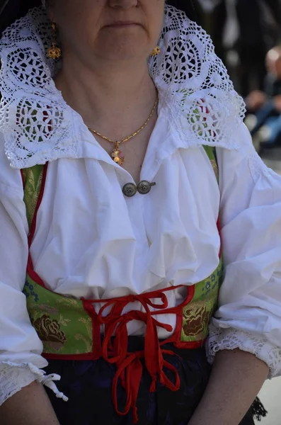 Традиция Народ Сардинии — стоковое фото
