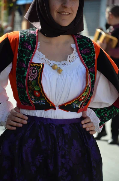 Tradizione Folklore Della Sardegna — Foto Stock