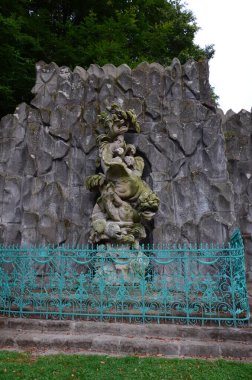 Kassel, Almanya 'daki Wilhelmshoehe Kalesi Parkı