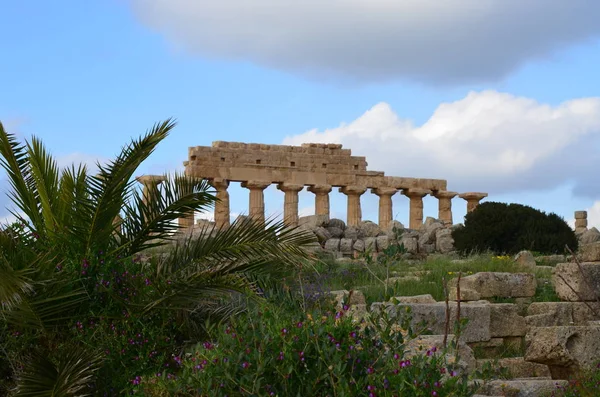 Parque Arqueológico Selinunte Sicilia Italia — Foto de Stock