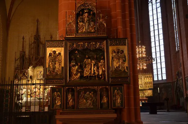 Catedral San Bartolomé Frankfurter Dom — Foto de Stock