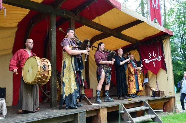 Marburg Tyskland Den Gamla Mittelalterlicher Markt — Stockfoto