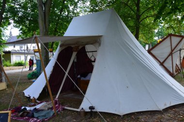 Marburg, Almanya - eski Mittelalterlicher Markt
