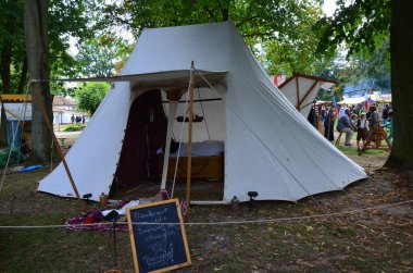 Marburg, Almanya - eski Mittelalterlicher Markt
