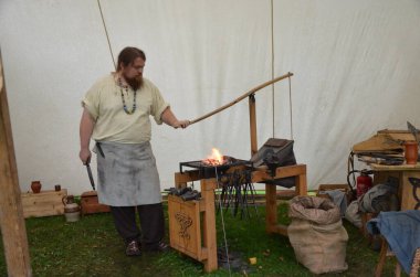 Marburg, Almanya - eski Mittelalterlicher Markt