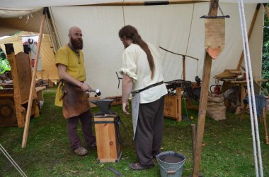 Marburg, Almanya - eski Mittelalterlicher Markt