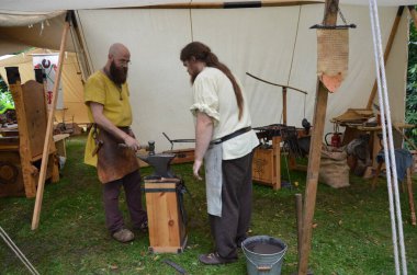 Marburg, Almanya - eski Mittelalterlicher Markt
