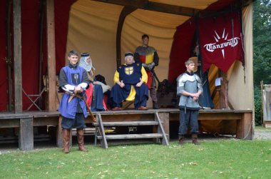 Marburg, Almanya - eski Mittelalterlicher Markt