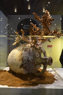 Palermo, Sicilya - Norman Sarayı 'nda geçici bir gezi.
