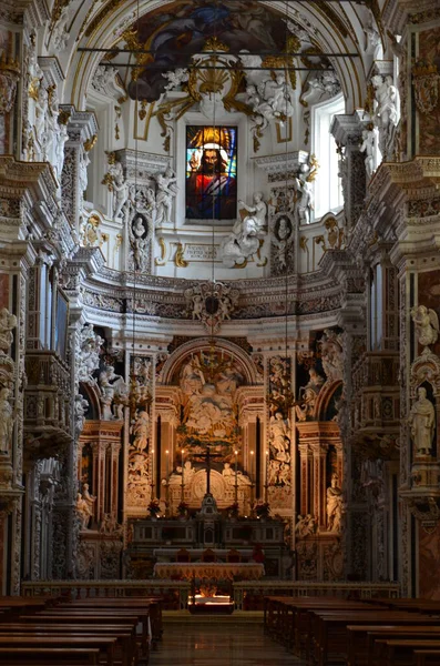 Interior Catedral Palermo Sicília — Fotografia de Stock