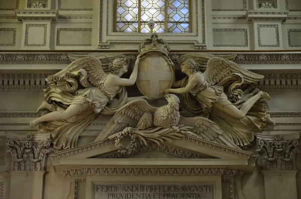 Wnętrze Katedry Palermo Sycylia — Zdjęcie stockowe
