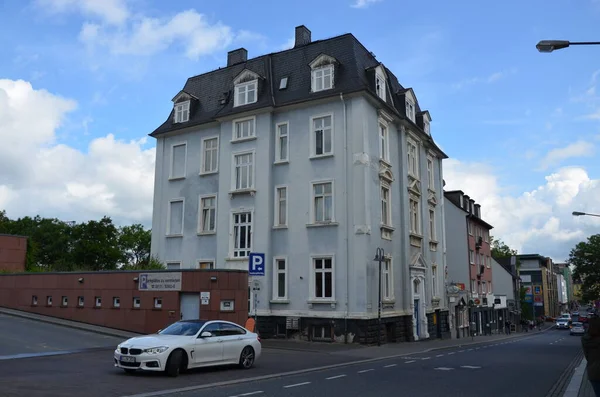 Gießen Deutschland Innenstadt Altstadt Der Zentrale Stadtteil Mit Bunten Gebäuden — Stockfoto