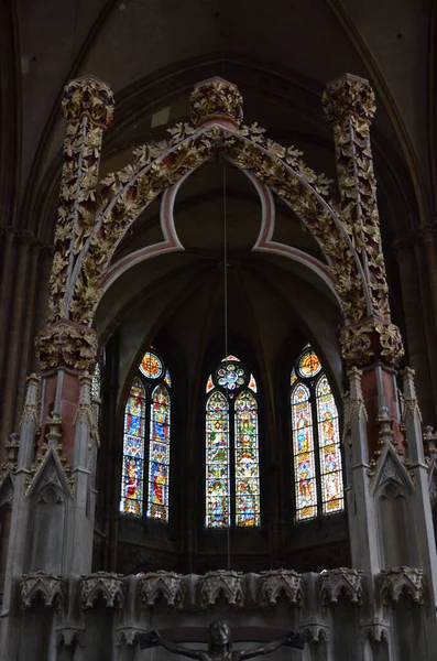 Εκκλησία Της Αγίας Ελισάβετ Στο Μάρμπουργκ Γερμανία — Φωτογραφία Αρχείου