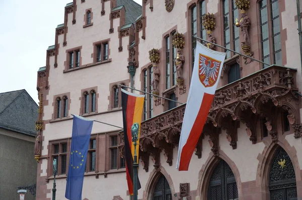 Frankfurt Tarih Merkezi Main Almanya — Stok fotoğraf
