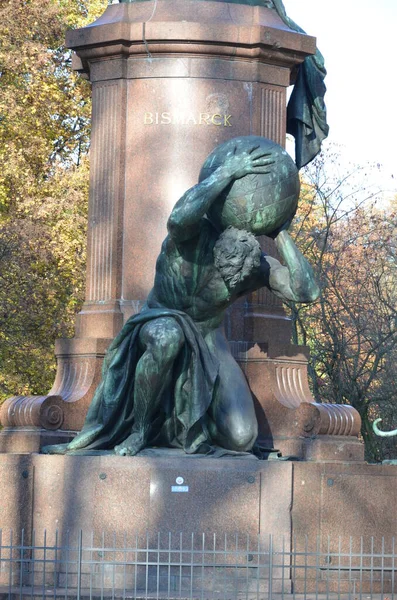 Berlin Bismarck Memorial Tyskland — Stockfoto