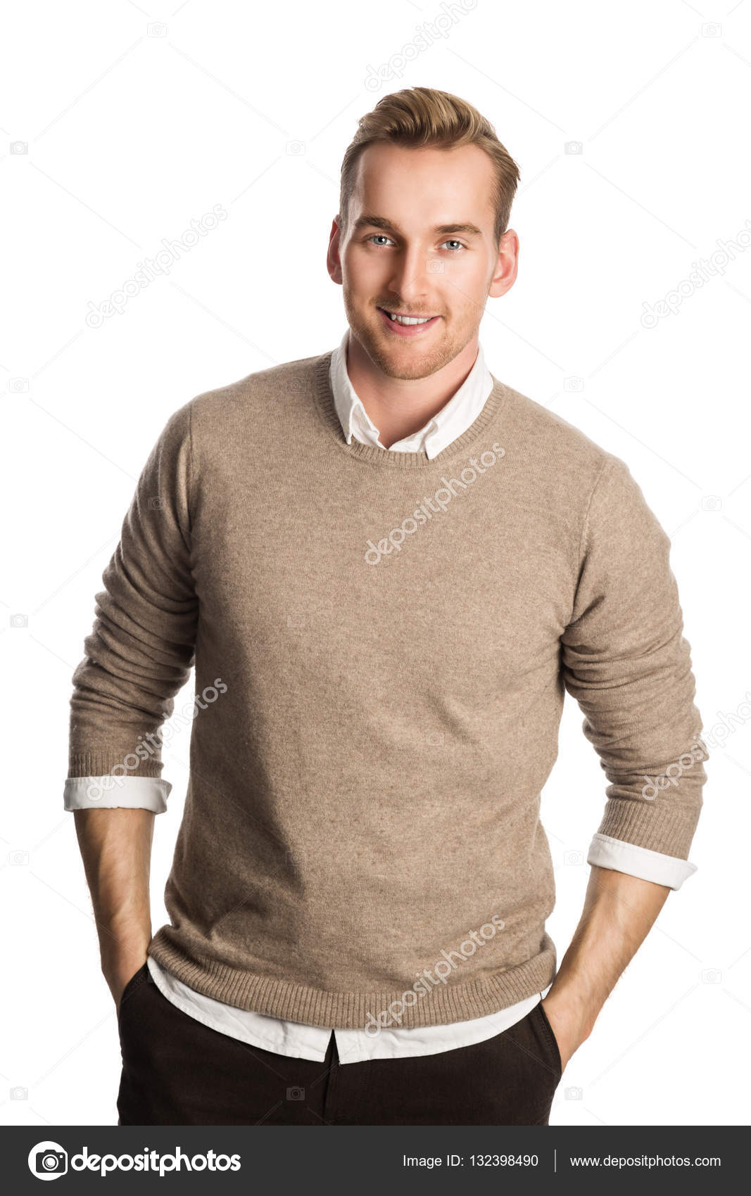 wearing sweater