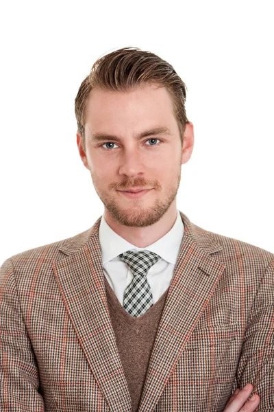 Good looking businessman in suit — Stock Photo, Image