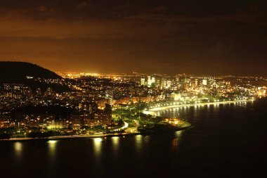 Rio gece tarafından downtown