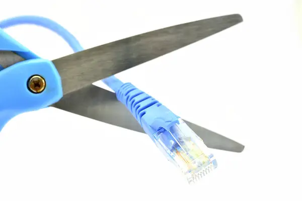 Bilgisayarın bağlantı hattı kes