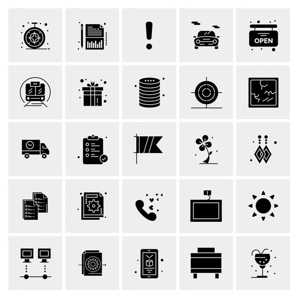 Set van 25 Universele Business Iconen Vector — Stockvector