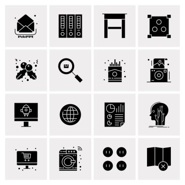 16 Evrensel Simge İş Vektörü