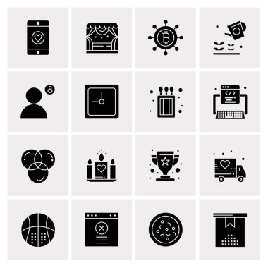 16 Evrensel Simge İş Vektörü