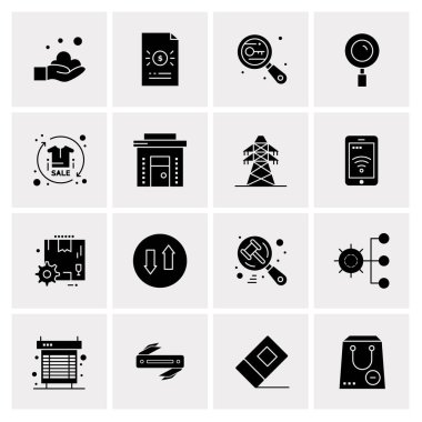 16 Evrensel Simge İş Vektörü