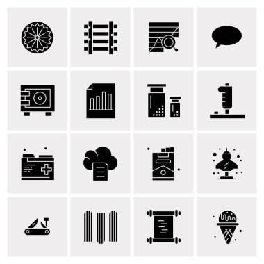 16 Evrensel Simge İş Vektörü