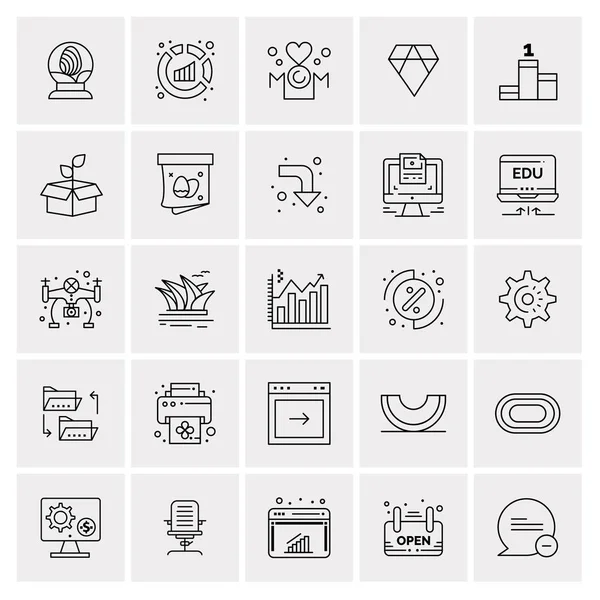 Universal Business Icons Vector Creative Icon Illustration Use Web Mobile — Stockový vektor