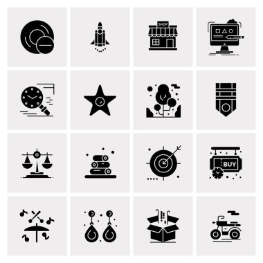 16 Evrensel Simge İş Vektörü