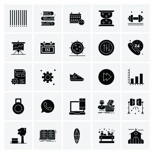 Set van 25 Universele Business Iconen Vector — Stockvector