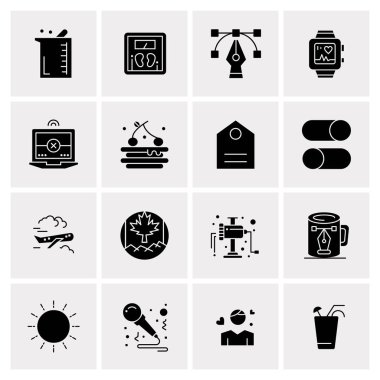 16 Evrensel Simge İş Vektörü