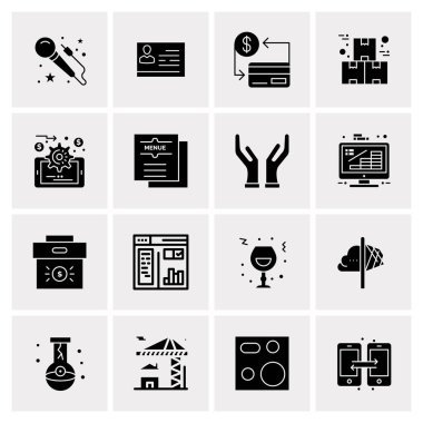 16 Evrensel Simge İş Vektörü