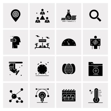 16 Evrensel Simge İş Vektörü