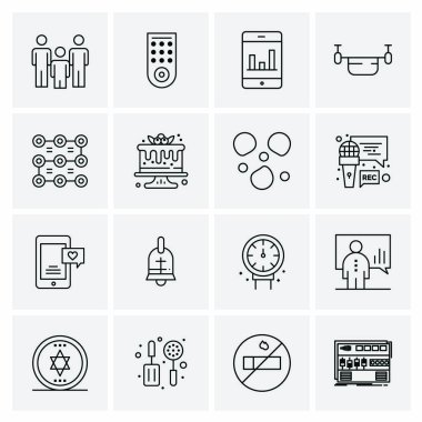 16 Evrensel Simge İş Vektörü