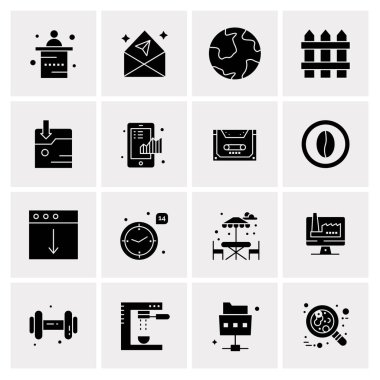 16 Evrensel Simge İş Vektörü