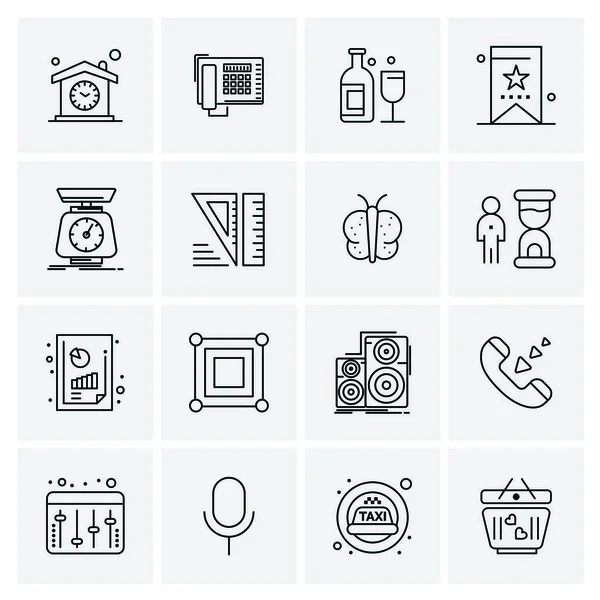 Universal Business Icons Vector Ilustração Ícone Criativa Para Usar Web — Vetor de Stock