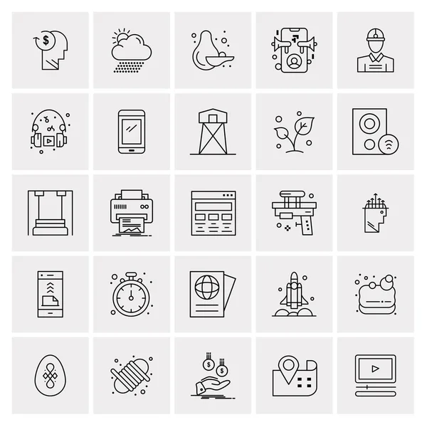 Universal Business Icons Vector Creative Icon Illustration Use Web Mobile — Stockový vektor