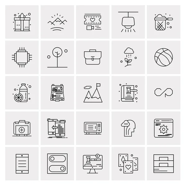 Iconos Comerciales Universales Vector Icono Creativo Ilustración Para Usar Web — Archivo Imágenes Vectoriales