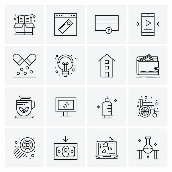 Universal Business Icons Vector Ilustração Ícone Criativa Para Usar Web —  Vetores de Stock