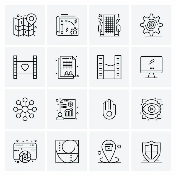 Universal Business Icons Vecteur Icône Créative Illustration Utiliser Dans Web — Image vectorielle