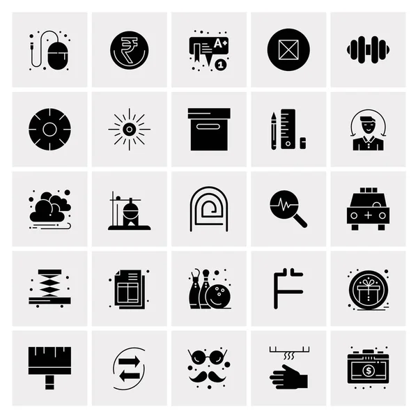 Σύνολο 25 Universal Business Icons Vector — Διανυσματικό Αρχείο