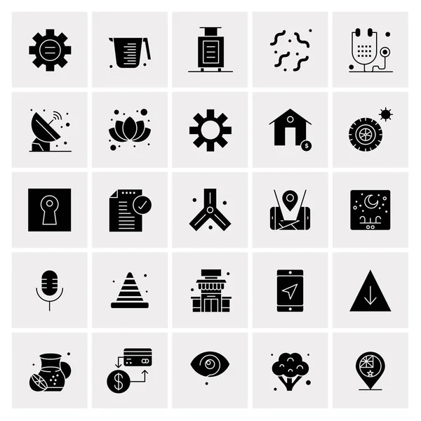 Σύνολο 25 Universal Business Icons Vector — Διανυσματικό Αρχείο