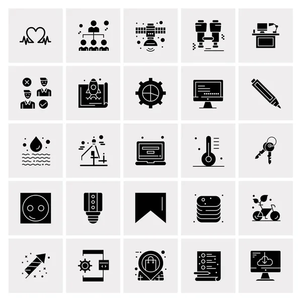 Σύνολο 25 Universal Business Icons Vector — Διανυσματικό Αρχείο