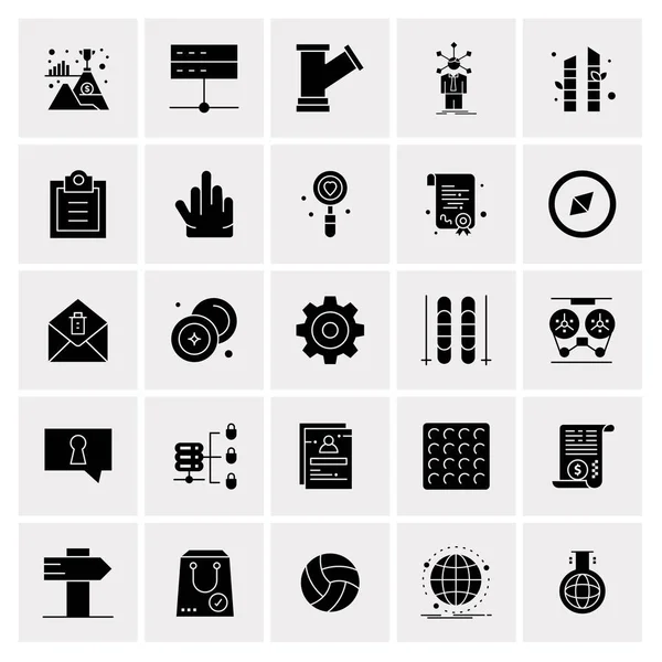 Set van 25 Universele Business Iconen Vector — Stockvector