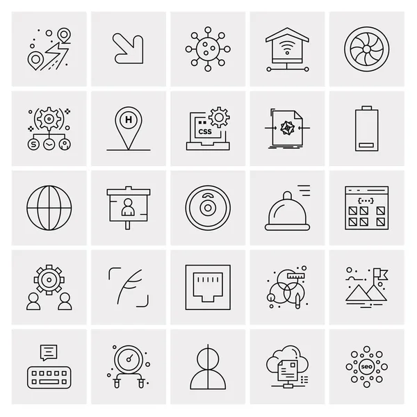 Universal Business Icons Vector Kreative Icon Illustration Für Web Und — Stockvektor