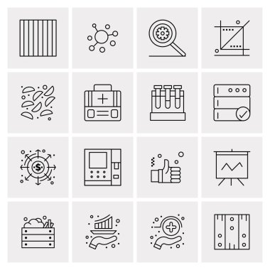 16 Evrensel Simge İş Vektörü