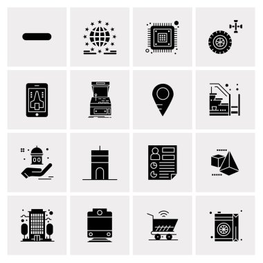 16 Evrensel Simge İş Vektörü